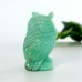 Hand Carved 2.0 inch Australian Jade Owl - Beautifully Crafted with Meticulous Detail - Perfect Gift for Owl Enthusiasts