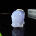 4" Hippopotamus Hippo Hand Carved Blue Chalcedony Quartz Crystal Healing