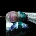 4" Hippopotamus Hippo Hand Carved Fluorite Stone Quartz Crystal Healing