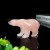 4" Polar Bear Hand Carved Rose Pink Quartz Natural Crystal Stone Reiki Healing