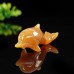 2.5" Dolphin Hand Carved Chalcedony Jasper Natural Crystal Statue Quartz Healing