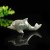 2.5" Dolphin Hand Carved Nine Dragon Jade Natural Crystal Statue Quartz Healing