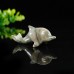 2.5" Dolphin Hand Carved Nine Dragon Jade Natural Crystal Statue Quartz Healing