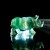 4" Rhinoceros Green Fluorite Carved Natural Crystal Statue Agate Reiki Healing