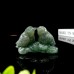 4" Magpie Bird Green Fluorite Stone Quartz Hand Carved Natural Crystal Statue