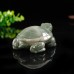 3" Tortoise Turtle Hand Carved Nine Dragon Jade Natural Crystal Quartz Healing