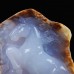 1170g 6.5" Horse Hand Carved Blue Chalcedony Natural Crystal Satute Home Decor