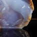 1170g 6.5" Horse Hand Carved Blue Chalcedony Natural Crystal Satute Home Decor