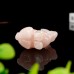 2" Rabbit Pink Rose Quartz Carved Natural Crystal Statue Healing