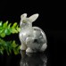 2" Rabbit Labradorite Quartz Stone Carved Natural Crystal Statue Healing