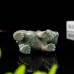 3" Panda Nine Dragon Jade Stone Carved Natural Crystal Statue Healing