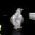 3.5" Penguin Amethyst Carved Quartz Geode Druse Cluster Natural Crystal Statue