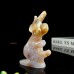 297g 4.72" Kaola Bear Carved Chalcedony Natural Crystal Statue Figurine