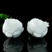 2.5" Owl White Marble Quartz Hand Carved Natural Crystal Animal Statue Healing