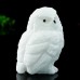 2.5" Owl White Marble Quartz Hand Carved Natural Crystal Animal Statue Healing