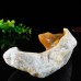 5" Frog Chalcedony Jasper Hand Carved Natural Crystal Statue Scupture Decor