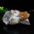 4" Frog Chalcedony Jasper Hand Carved Natural Crystal Statue Scupture Decor