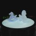 2.5" Blue Chalcedony Unicorn Statue Natural Crystal Decor Healing Sculpture