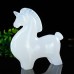 2.5" Blue Chalcedony Unicorn Statue Natural Crystal Decor Healing Sculpture