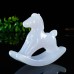 2.3" Blue Chalcedony Horse Statue Natural Crystal Decor Healing Sculpture