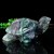 4.37" Green Fluorite Turtle Statue Natural Crystal Decor Healing Stone Sculpture