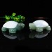 3.3" Natural Crystal Turtle Blue Chalcedony Green Aventurine Stone Quartz Statue