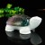 3.3" Natural Crystal Turtle Purple Green Fluorite Ivory Jade Stone Statue