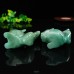 3" Squirrel Hand Carvings Green Aventurine Animal Statue Natural Crystal Quartz 1PC