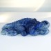 13" Crocodile Hand Carvings Blue Aventurine Natural Crystal Statue Ornaments