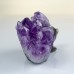 4" Hedgehog Hand Carvings Amethyst Quartz Cluster Geode Natural Crystal Statue