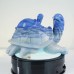 9“ Two Turtle Hand Carvings Blue Aventurine Natural Crystal Statue Ornaments