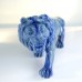 14“ Lion Hand Carvings Blue Aventurine Natural Crystal Statue Ornaments