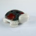 2" 3" Natural Crystal Turtle Carvings African Blood Stone White Jade Lucky Statue