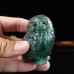 2.5" Owl Hand Carvings Green Fluorite Quartz Stone Natural Crystal Statue Animal