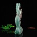 11" Amazonite Stone Sea Horse Hand Carvings Natural Crystal Statue Reiki Healing