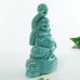 6.5" Amazonite Stone Happy Maitreya Buddhist Buddha Statue Natural Crystal Sculpture