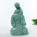 6.5" Amazonite Stone Happy Maitreya Buddhist Buddha Statue Natural Crystal Sculpture