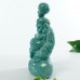 6.5" Amazonite Stone Happy Maitreya Buddhist Buddha Statue Natural Crystal Sculpture