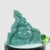 7" Amazonite Stone Happy Maitreya Buddhist Buddha Statue Natural Crystal Sculpture