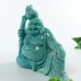 7" Amazonite Stone Happy Maitreya Buddhist Buddha Statue Natural Crystal Sculpture