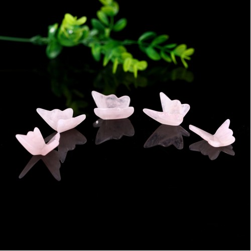 Rose Quartz 3D Butterfly Style - Beautiful and Delicate Jewelry for a Charming Look