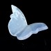 2.3" Blue Chalcedony Butterfly Wings Carved Natural Crystal Statue Decor Healing