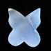 Natural Blue Chalcedony Butterfly Wings Crystal Quartz Carved Gem DIY Making 1PC