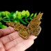 3" Leopard Skin Stone Butterfly Wings Carved Natural Crystal Statue Decor Healing