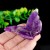 3" Dream Amethyst Quartz Butterfly Wings Carved Natural Crystal Statue Healing