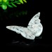 3" Tianshan Blue Stone Butterfly Wings Carved Natural Crystal Statue Healing