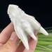 2.5 -3Inches Crystal Dragon Skull, Ivory Jade Crystal Dragon Skull  Home Decor Crystal Statue