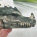 3 Inches Nine Dragon Jade Crystal Dargon Skull 147g  75mm 47mm 45mm