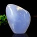 378g 3.15" Blue Chalcedony Irregular Polish Rough Specimen Natural Crystal Energy Stone