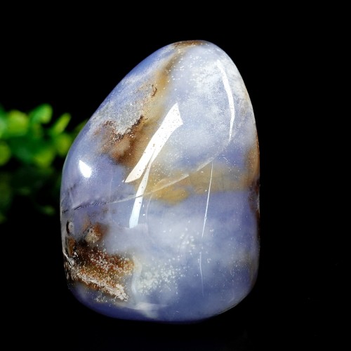 328g 2.95" Blue Chalcedony Irregular Polish Rough Specimen Natural Crystal Energy Stone